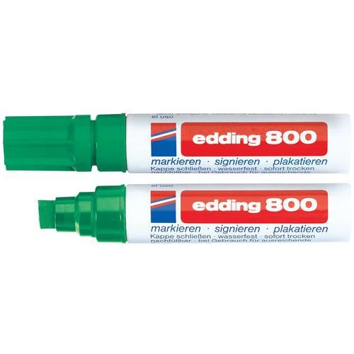 Edding 800 Permanent Marker - Bevelled Tip 2 Edding 800 Permanent Marker - Bevelled Tip - Image 2