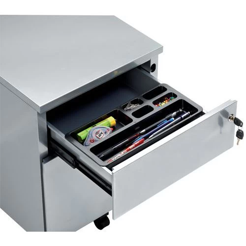 Bisley Mobile Metal Filing Cabinet - Low 7 Bisley Mobile Metal Filing Cabinet - Low - Image 7