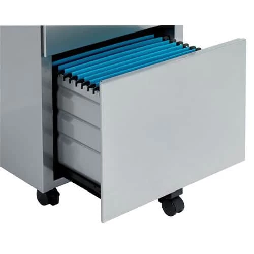 Bisley Mobile Metal Filing Cabinet - Low 10 Bisley Mobile Metal Filing Cabinet - Low - Image 10