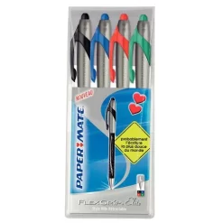 Retractable Ballpoint Pen - Papermate Flexgrip Elite 9 Retractable Ballpoint Pen - Papermate Flexgrip Elite -Avery Store AIG462501