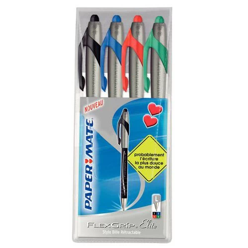 Retractable Ballpoint Pen - Papermate Flexgrip Elite 5 Retractable Ballpoint Pen - Papermate Flexgrip Elite - Image 5