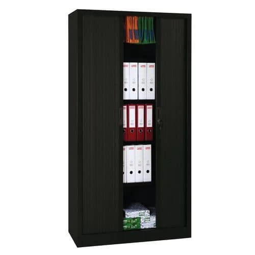 Tall Tambour Cabinet Kit - Width 100 cm - Manutan 2 Tall Tambour Cabinet Kit - Width 100 cm - Manutan - Image 2