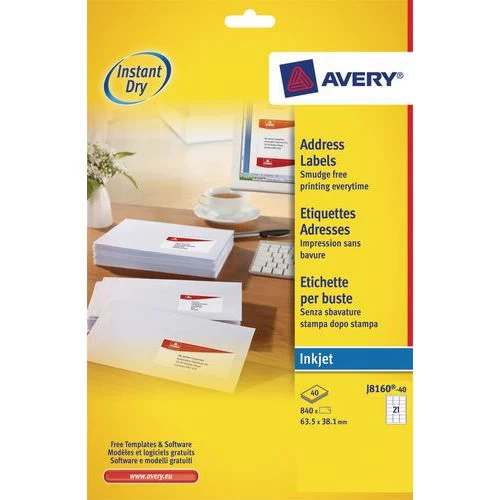 Avery Standard Label - Inkjet Printing 4 Avery Standard Label - Inkjet Printing - Image 4