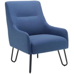 Reception Armchairs - Fabric With Steel Frame - Pearl 8 Reception Armchairs - Fabric With Steel Frame - Pearl -Avery Store AIG5209966