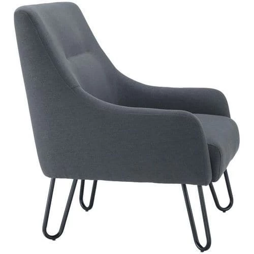 Reception Armchairs - Fabric With Steel Frame - Pearl 5 Reception Armchairs - Fabric With Steel Frame - Pearl - Image 5