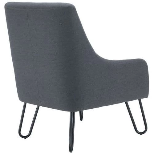 Reception Armchairs - Fabric With Steel Frame - Pearl 2 Reception Armchairs - Fabric With Steel Frame - Pearl - Image 2