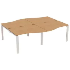 Aura 4 Person Wave Bench Desks 7 Aura 4 Person Wave Bench Desks -Avery Store AIG5249220