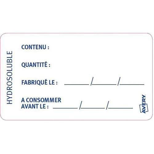 Water-soluble Pre-printed Food Traceability Labels - Pack Of 150 - Avery 2 Water-soluble Pre-printed Food Traceability Labels - Pack Of 150 - Avery - Image 2