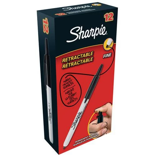 Sharpie Retractable Permanent Marker - Fine Tip 1 Sharpie Retractable Permanent Marker - Fine Tip