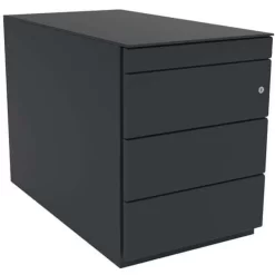 High Mobile Metal Filing Cabinet - 3 Drawers - Bisley
