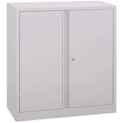 Compact, Single-unit Cabinet With Hinged Doors - Height 100 cm - Manutan