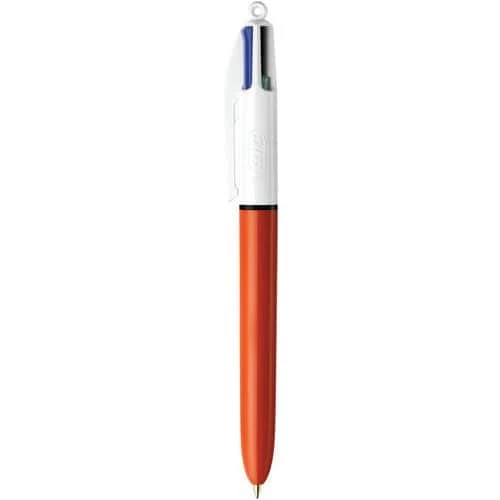 Retractable 4-colour Ballpoint Pen - 0.8-mm Tip - Box Of 12 - Bic 1 Retractable 4-colour Ballpoint Pen - 0.8-mm Tip - Box Of 12 - Bic