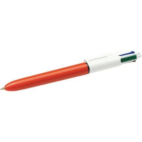 Retractable 4-colour Ballpoint Pen - 0.8-mm Tip - Box Of 12 - Bic 3 Retractable 4-colour Ballpoint Pen - 0.8-mm Tip - Box Of 12 - Bic - Image 3