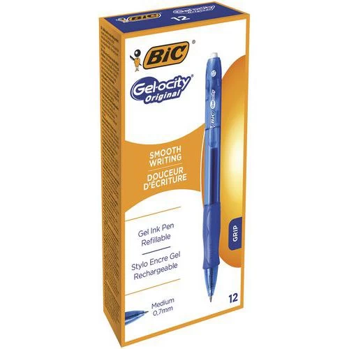 Gel-ocity Rollerball Pen - 0.7-mm Tip - Box Of 12 - Bic 2 Gel-ocity Rollerball Pen - 0.7-mm Tip - Box Of 12 - Bic - Image 2