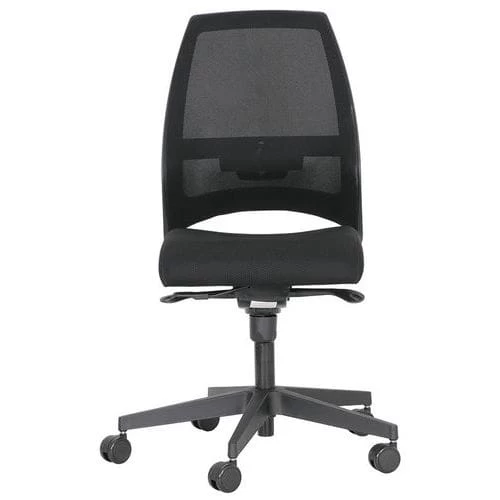 Kenari Office Chair - Mesh Backrest - Black - Without Armrests - Nowy Styl 1 Kenari Office Chair - Mesh Backrest - Black - Without Armrests - Nowy Styl
