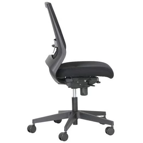 Kenari Office Chair - Mesh Backrest - Black - Without Armrests - Nowy Styl 2 Kenari Office Chair - Mesh Backrest - Black - Without Armrests - Nowy Styl - Image 2