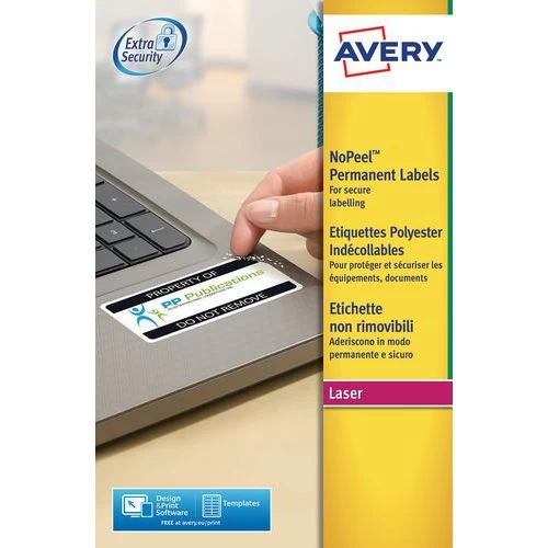 Avery Tamper-proof Label - Laser Printing 1 Avery Tamper-proof Label - Laser Printing