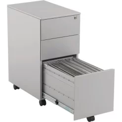 Home Office Mobile Filing Cabinet - Steel With 3 Drawers 7 Home Office Mobile Filing Cabinet - Steel With 3 Drawers -Avery Store AIG7083240