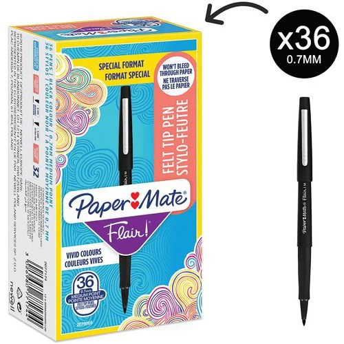Flair Original Felt-tip Pen - Saver Pack 30 + 6 - Paper Mate 3 Flair Original Felt-tip Pen - Saver Pack 30 + 6 - Paper Mate - Image 3