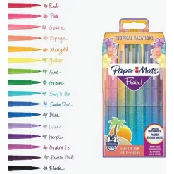 Flair Tropical Felt Tip Pen X 16 - Paper Mate -Avery Store AIG7294966
