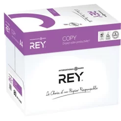 Rey Copy Paper, A4, 80 g, Pack Of 5 Reams