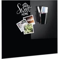 530M Glassboard Magnetic Pencil Pot, Black - CEP