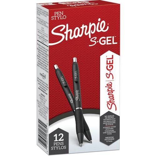 S-Gel Pens - Box Of 12 - Sharpie 1 S-Gel Pens - Box Of 12 - Sharpie