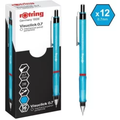 Visuclick 0.7 mm HB Mechanical Pencil - Box Of 12 -rOtring -Avery Store AIG7361618