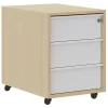Misao Mobile Cabinet With Three Drawers - Manutan