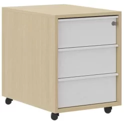 Misao Mobile Cabinet With Three Drawers - Manutan
