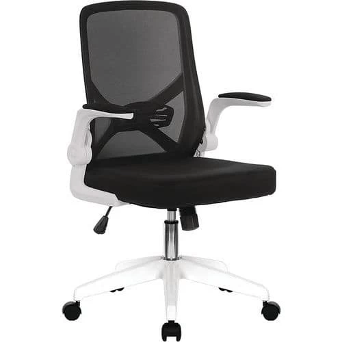 Folding Office Chair With Ergonomic Mesh Back - Eliza Tinsley 1 Folding Office Chair With Ergonomic Mesh Back - Eliza Tinsley