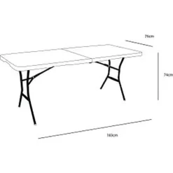 Lifetime Rectangular Table With Case -Avery Store AIG7583038