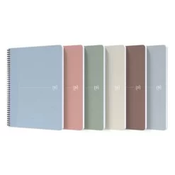 My Recup Recycled Wire-bound Notebook, 90x140, 180Ā p, 90Ā g, 5x5sq. - Oxford