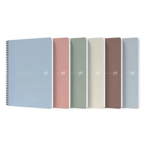 My Recup Recycled Wire-bound Notebook, 90x140, 180 p, 90 g, 5x5sq. - Oxford 1 My Recup Recycled Wire-bound Notebook, 90x140, 180 p, 90 g, 5x5sq. - Oxford