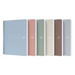 My Recup Recycled Wire-bound Notebook, A4, 180 p, 90 g - Set Of 6 - Oxford