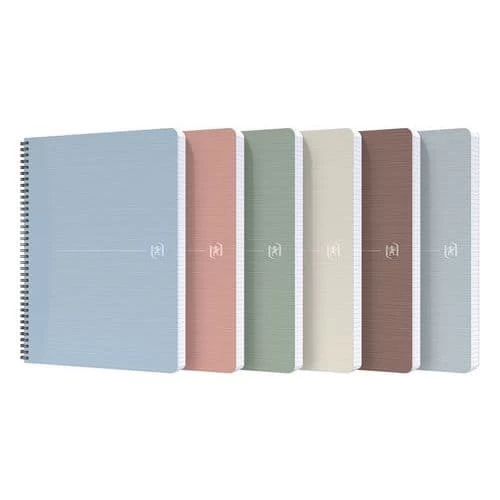 My Recup Recycled Wire-bound Notebook, A4, 180 p, 90 g - Set Of 6 - Oxford 1 My Recup Recycled Wire-bound Notebook, A4, 180 p, 90 g - Set Of 6 - Oxford