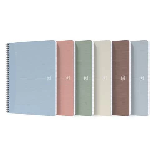 My Recup Recycled Wire-bound Notebook, 90x140, 180 p, 90 g, 5x5sq. - Oxford 2 My Recup Recycled Wire-bound Notebook, 90x140, 180 p, 90 g, 5x5sq. - Oxford - Image 2