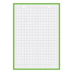 A5 Pad Of Hole-punched Flashcards, 5x5 squares, 210 g, Assorted - Oxford -Avery Store AIG8092106