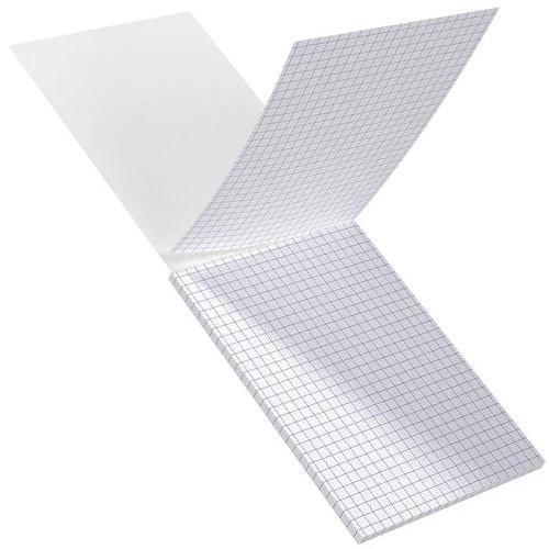 A5 Pad Of Hole-punched Flashcards, 5x5 squares, 210 g, White - Oxford 3 A5 Pad Of Hole-punched Flashcards, 5x5 squares, 210 g, White - Oxford - Image 3