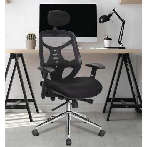 Mesh Office Chair - Ergonomic & With Headrest - Eliza Tinsley Polaris 5 Mesh Office Chair - Ergonomic & With Headrest - Eliza Tinsley Polaris - Image 5