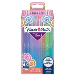 Paper Mate Flair Candy Pop Assorted Felt Tips, Pack Of 16 - Paper Mate 33 Paper Mate Flair Candy Pop Assorted Felt Tips, Pack Of 16 - Paper Mate -Avery Store AIG8455409