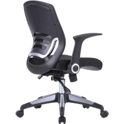 Mesh Office Operator Chair & Folding Arms - Graphite - Eliza Tinsley -Avery Store AIG8753011