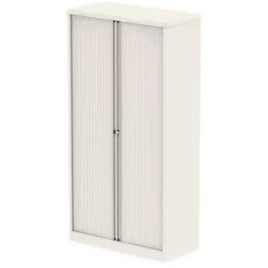 Tall Office Cupboards With Tambour Doors - Height 200 Cm - Bisley