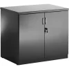 Dynamic Office Storage Cupboard - Lockable - 2 Shelves - High Gloss Finish