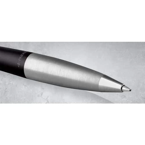 Parker® Premium Urban Twist Black Ballpoint Pen, Blue Ink - Parker 10 Parker® Premium Urban Twist Black Ballpoint Pen, Blue Ink - Parker - Image 10